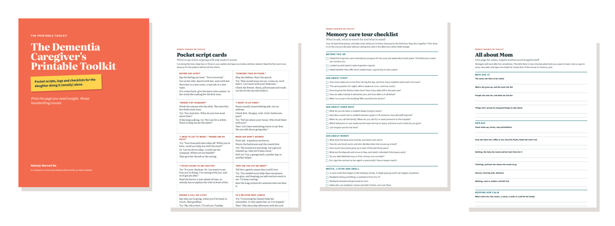 Pages from the printable toolkit